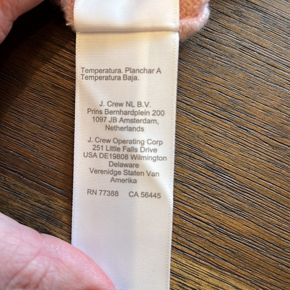 J Crew cable-knit cardigan sweater in extra-soft yarn. Size L, Light Pink, NWT - Picture 8 of 10